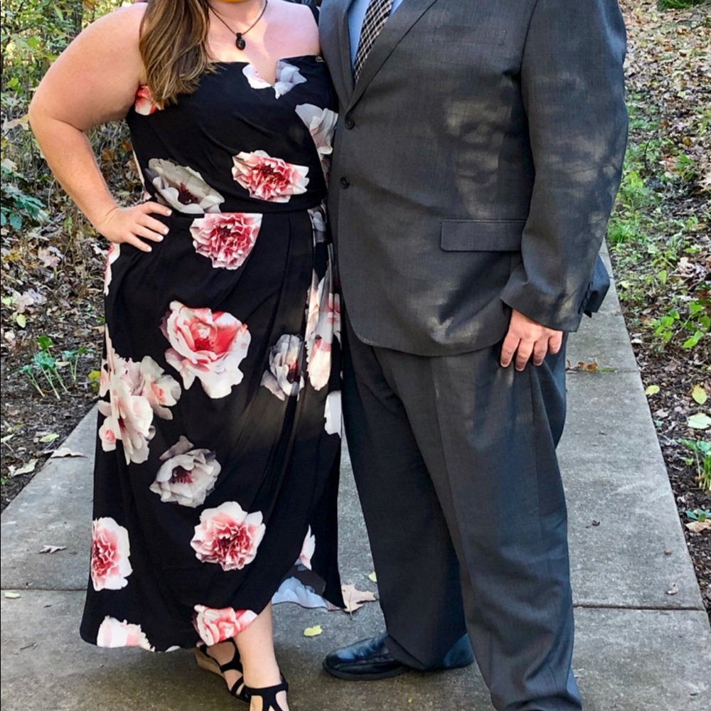 City Chic Floral Maxi Dress